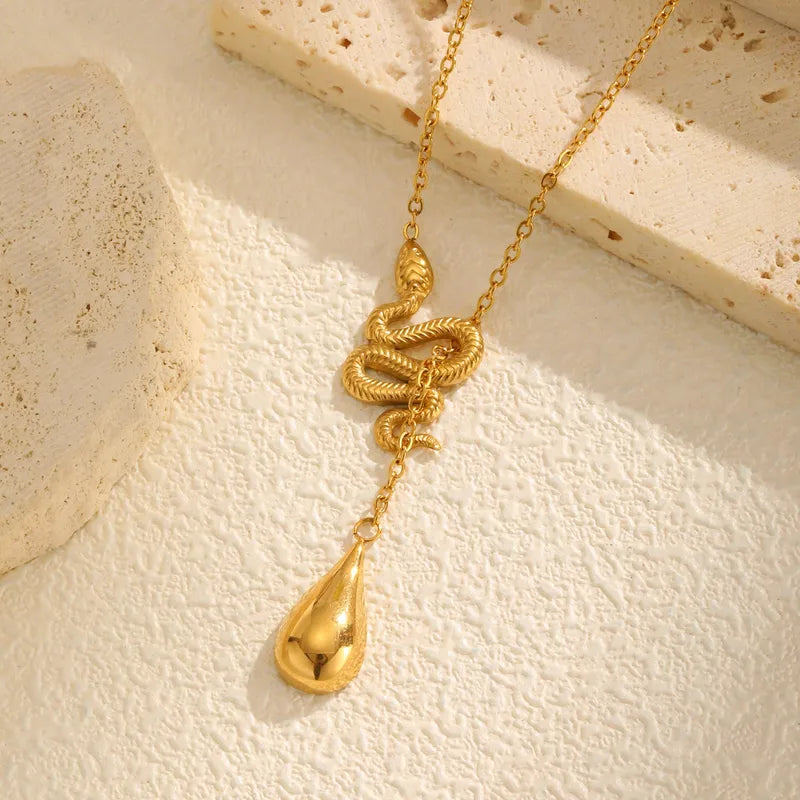Serpent Drop Necklace