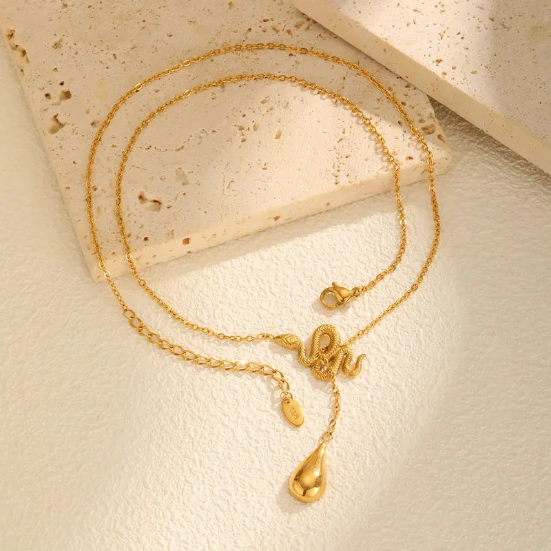 Serpent Drop Necklace