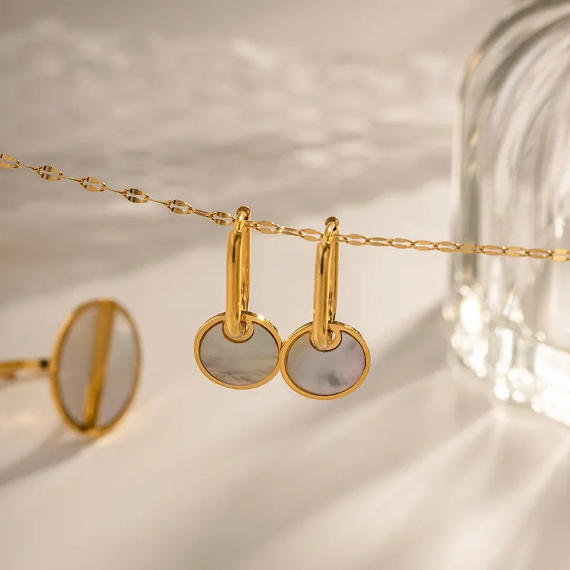 Mini Shell Drop Earrings