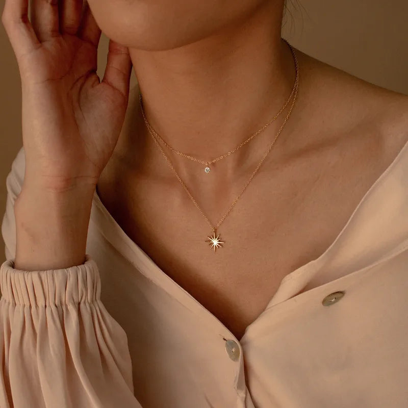 North Star Layered Necklace