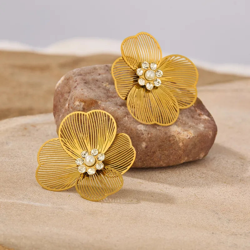 Petal Bloom Stud Earrings