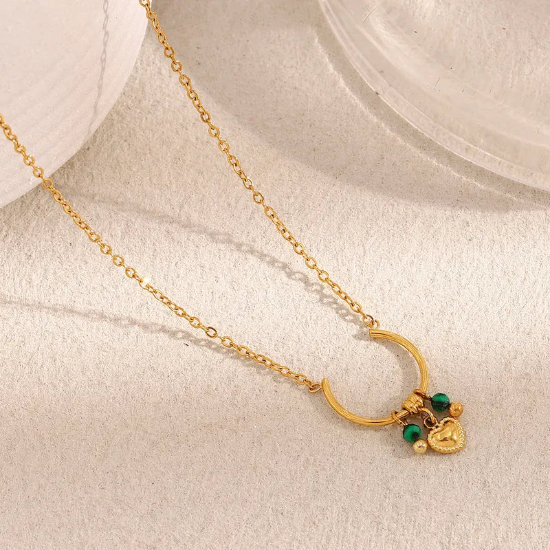 Mini Heart Cluster Necklace