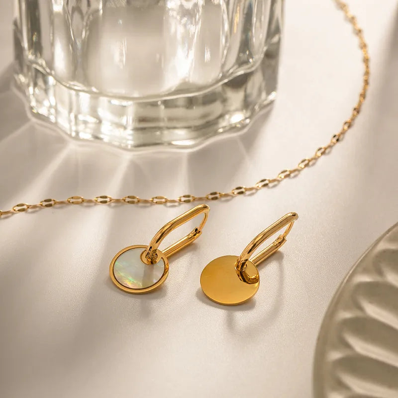 Mini Shell Drop Earrings