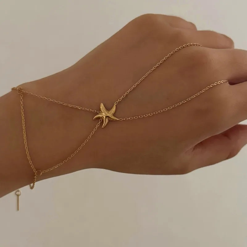 Starfish Chain Bracelet
