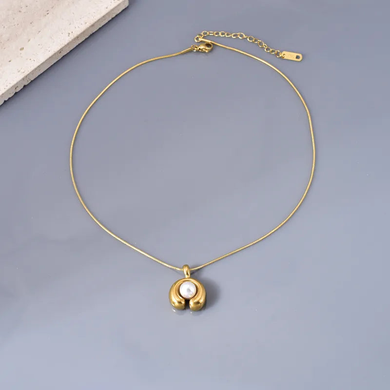 Pearl Embrace Pendant Necklace