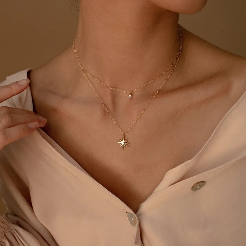 North Star Layered Necklace