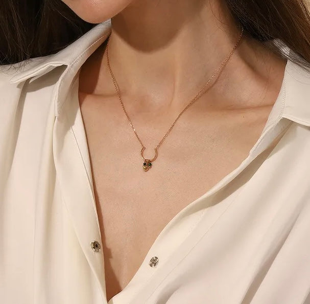 Mini Heart Cluster Necklace