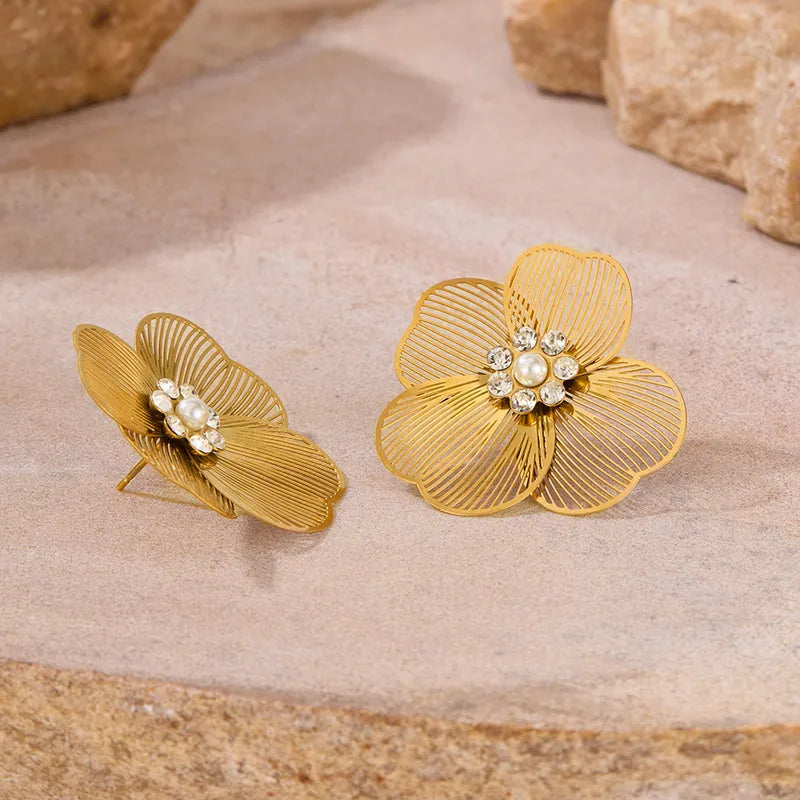 Petal Bloom Stud Earrings