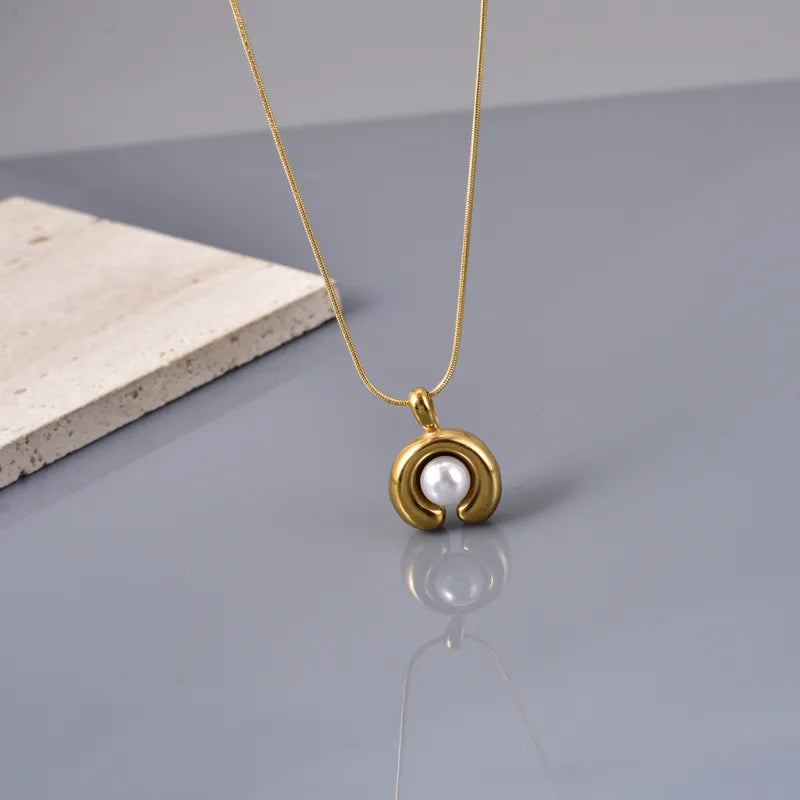 Pearl Embrace Pendant Necklace