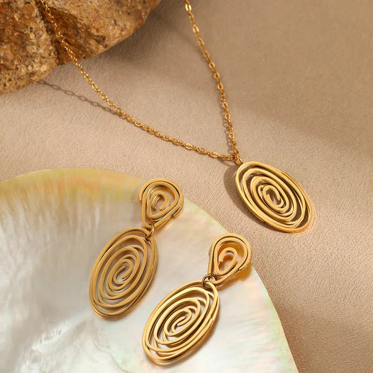 Spiral Stripe Set