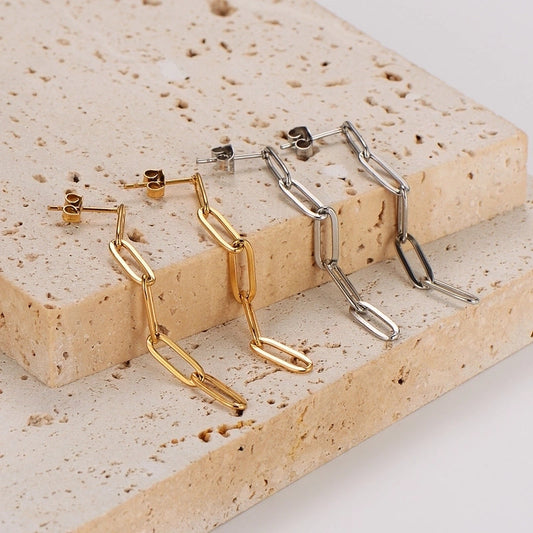 Link Up Drop Earrings