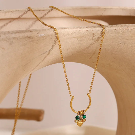 Mini Heart Cluster Necklace