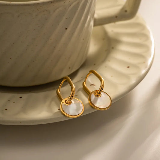 Mini Shell Drop Earrings