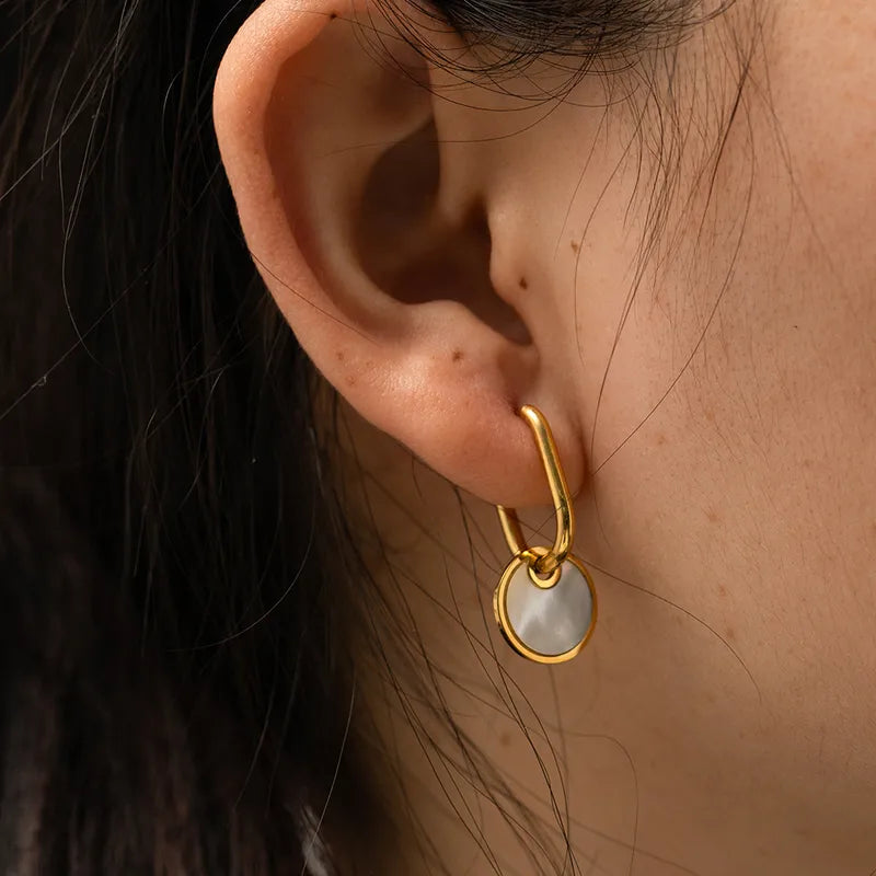 Mini Shell Drop Earrings
