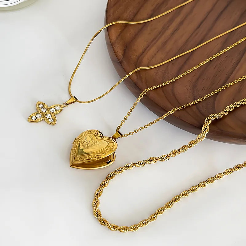 Golden Layers Necklace Set